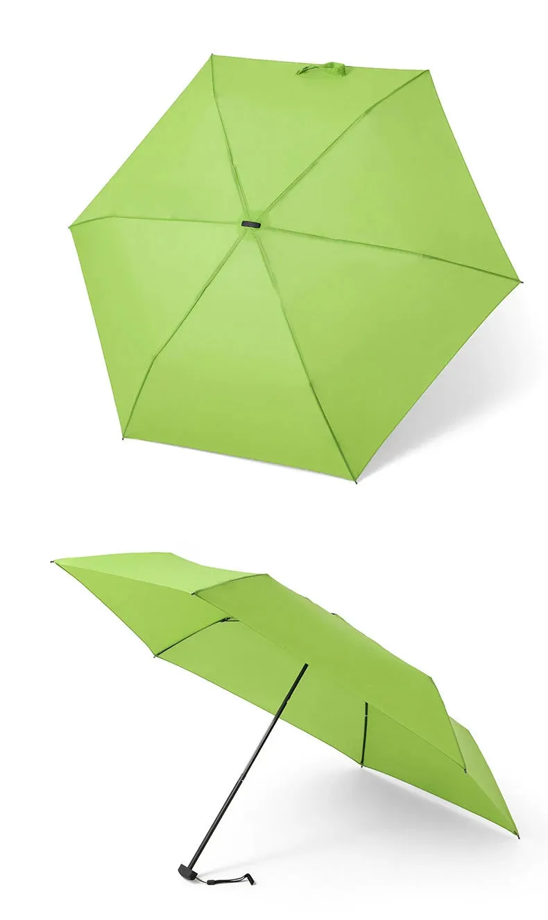 ☔ PARACHASE Ultra-Light 143g Flat Rain Umbrella – Compact, Windproof & Perfect for Travel! 🌦️✨