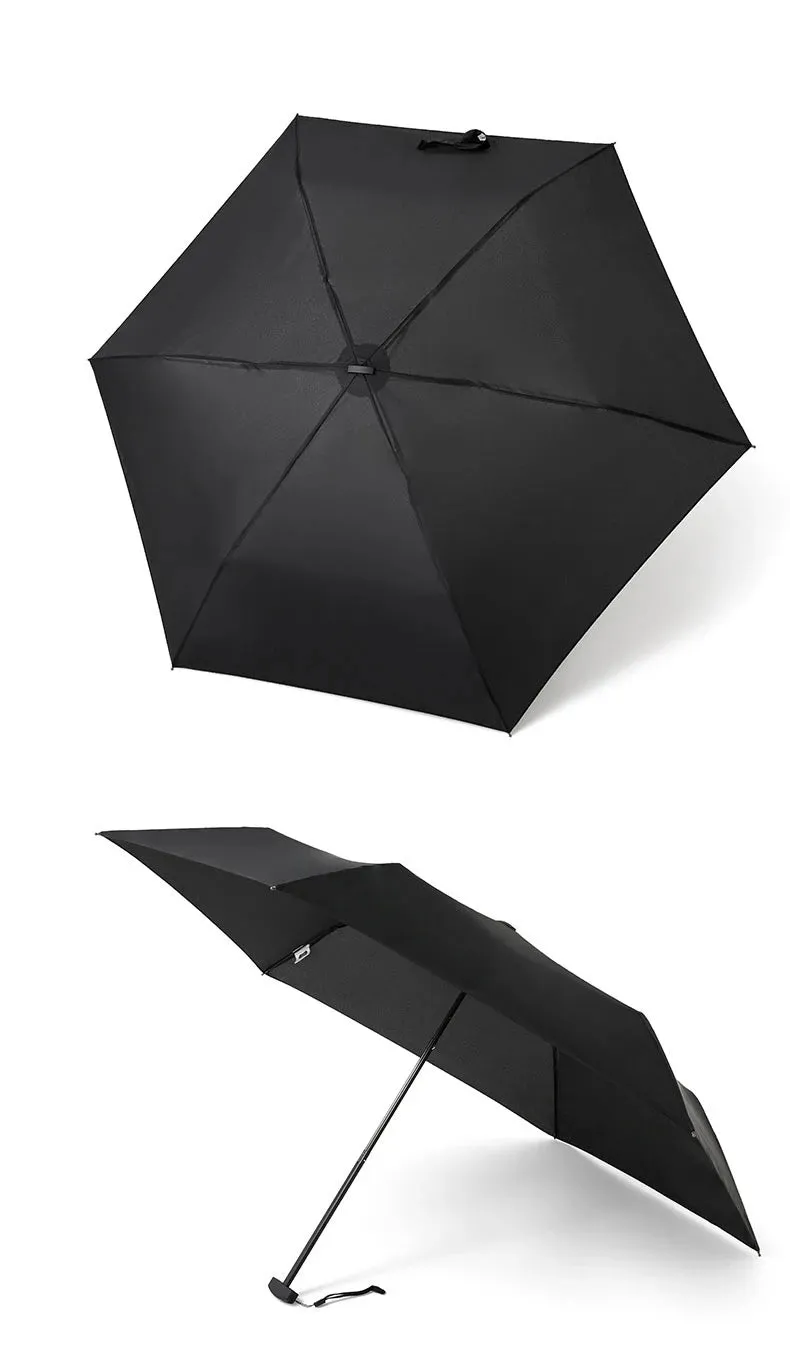 ☔ PARACHASE Ultra-Light 143g Flat Rain Umbrella – Compact, Windproof & Perfect for Travel! 🌦️✨
