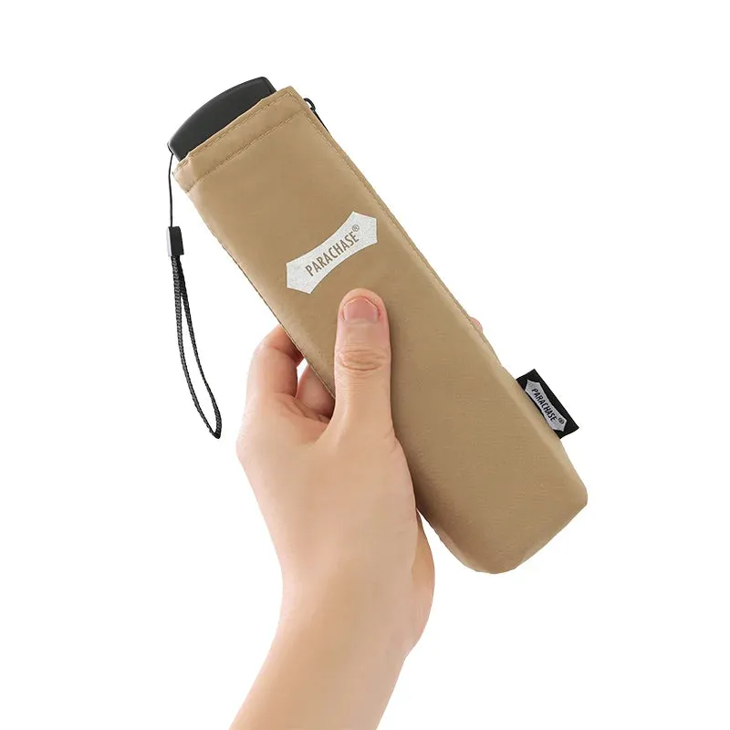 ☔ PARACHASE Ultra-Light 143g Flat Rain Umbrella – Compact, Windproof & Perfect for Travel! 🌦️✨