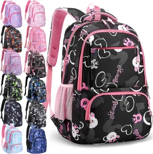 12 Pcs 17 Inch School Backpack Bulk Student Backpack for Teens Boys Girls School Donation Charities (Sheep)