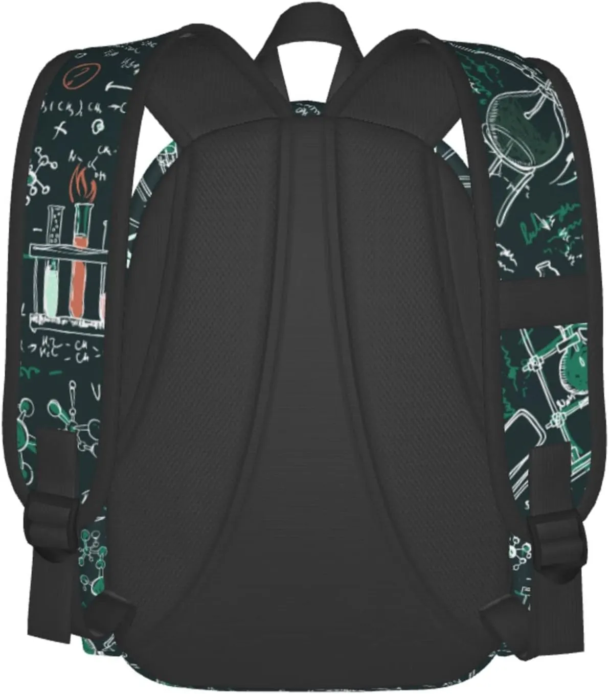 17 inch Backpack Old Chemistry Laboratory Laptop Backpack School Bookbag Shoulder Bag Casual Daypack