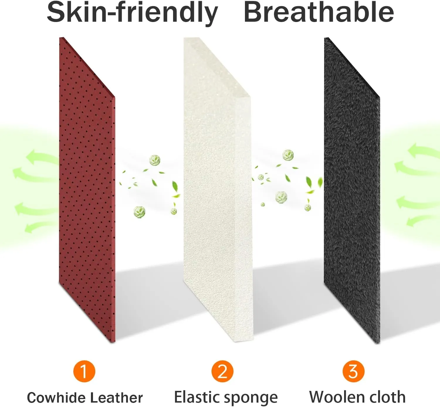1P Genuine Cowhide Leather seat Belt Cover pad,car Seatbelt Covers Strap Shoulder Cushion for Driver Accessories,Backpack, Shoulder Bag (Coffee)