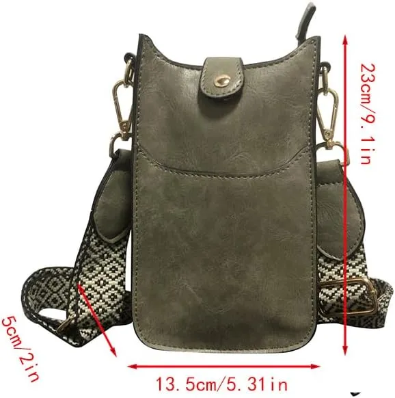 1pcs Jacquard Strap Bag Women's Cross Body Handbags Handbags Cross Body Leather Cross Body Purse.