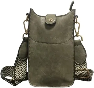 1pcs Jacquard Strap Bag Women's Cross Body Handbags Handbags Cross Body Leather Cross Body Purse.