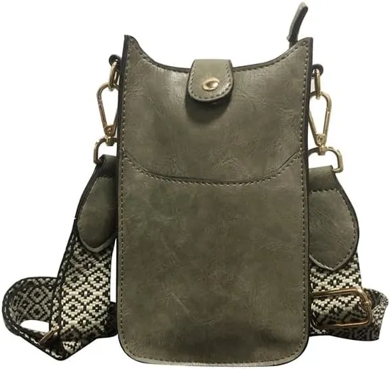 1pcs Jacquard Strap Bag Women's Cross Body Handbags Handbags Cross Body Leather Cross Body Purse.