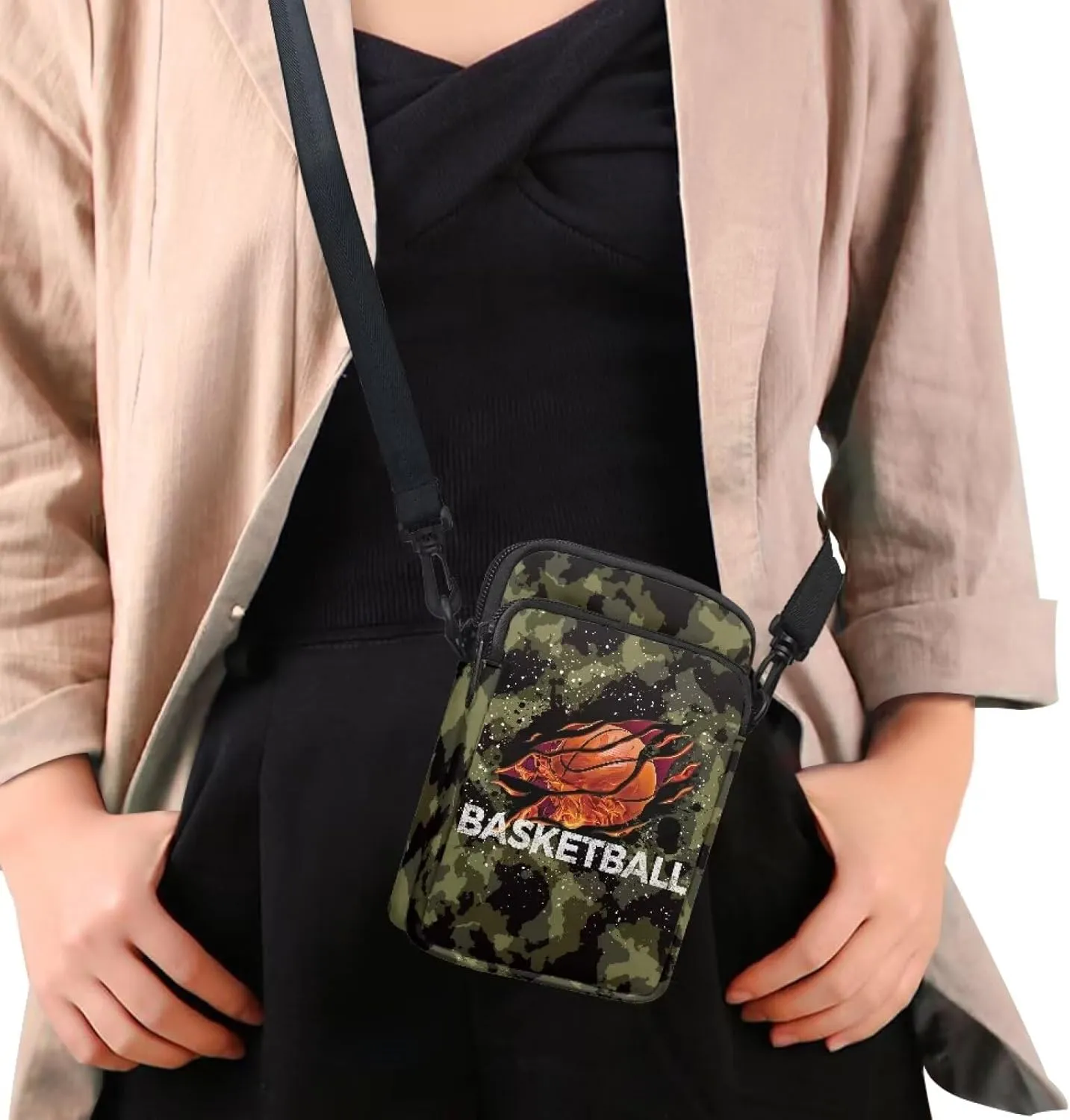2 Layers Small Messenger Bag Cross Body Bags Handbags for Phone Passport Wallet