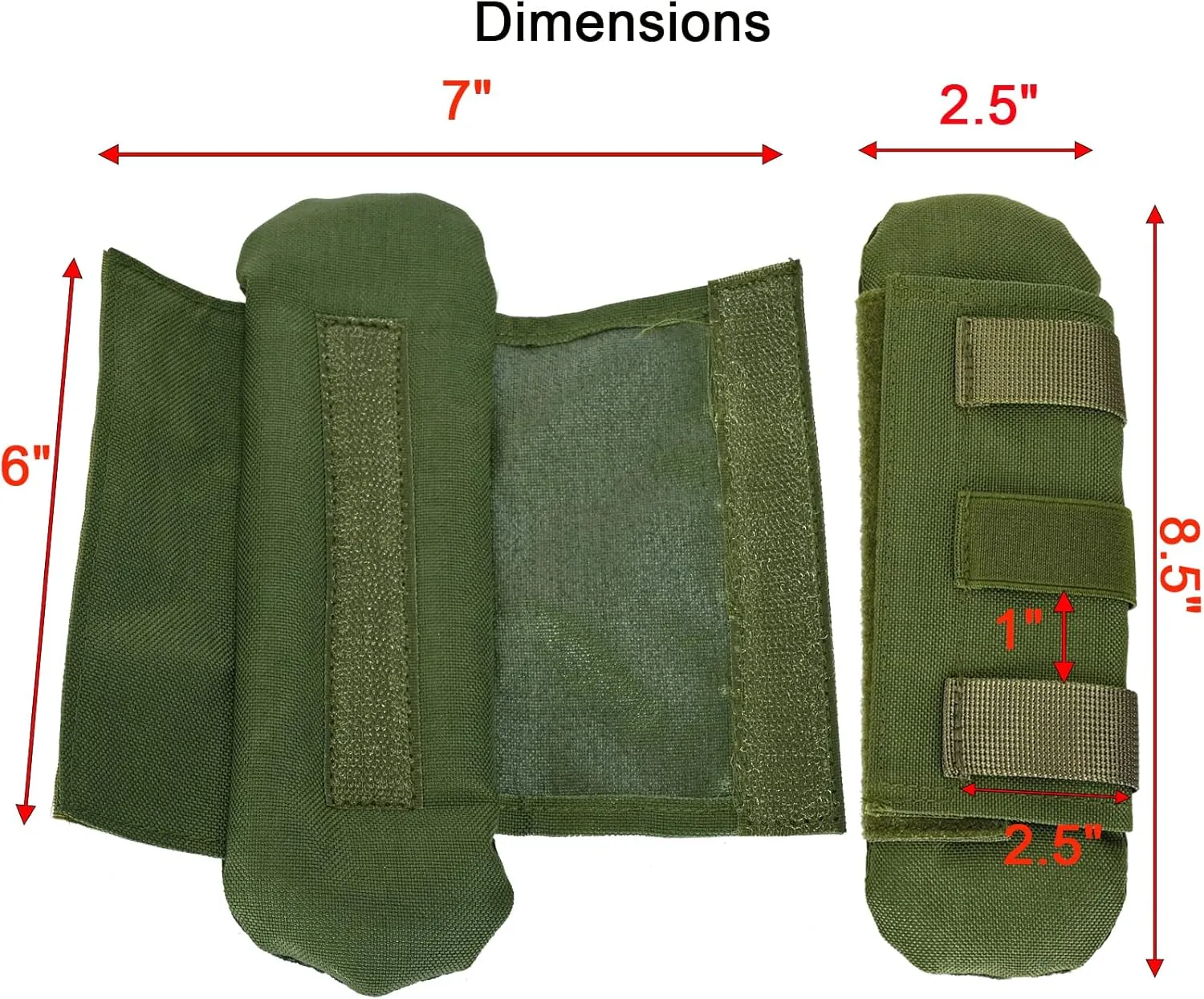2 Pack Shoulder Strap Pad,Vest Shoulder Strap Pads Backpack Strap Pads Fit 2'' Sling Bags Shoulder Straps