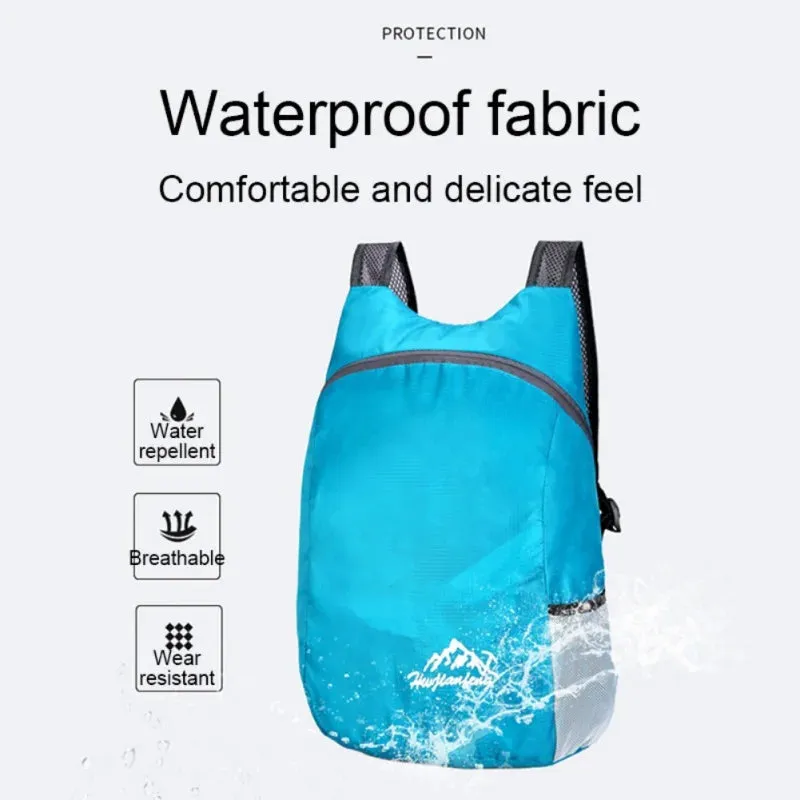 20L Lightweight Foldable Backpack - Outdoor Camping Hiking Travel Daypack Sport Bag