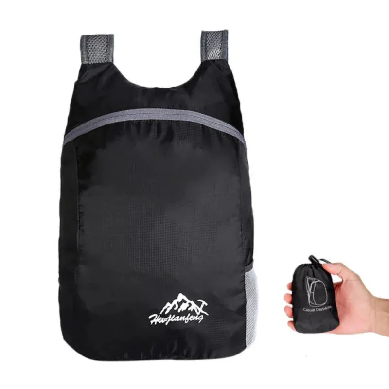 20L Lightweight Foldable Backpack - Outdoor Camping Hiking Travel Daypack Sport Bag
