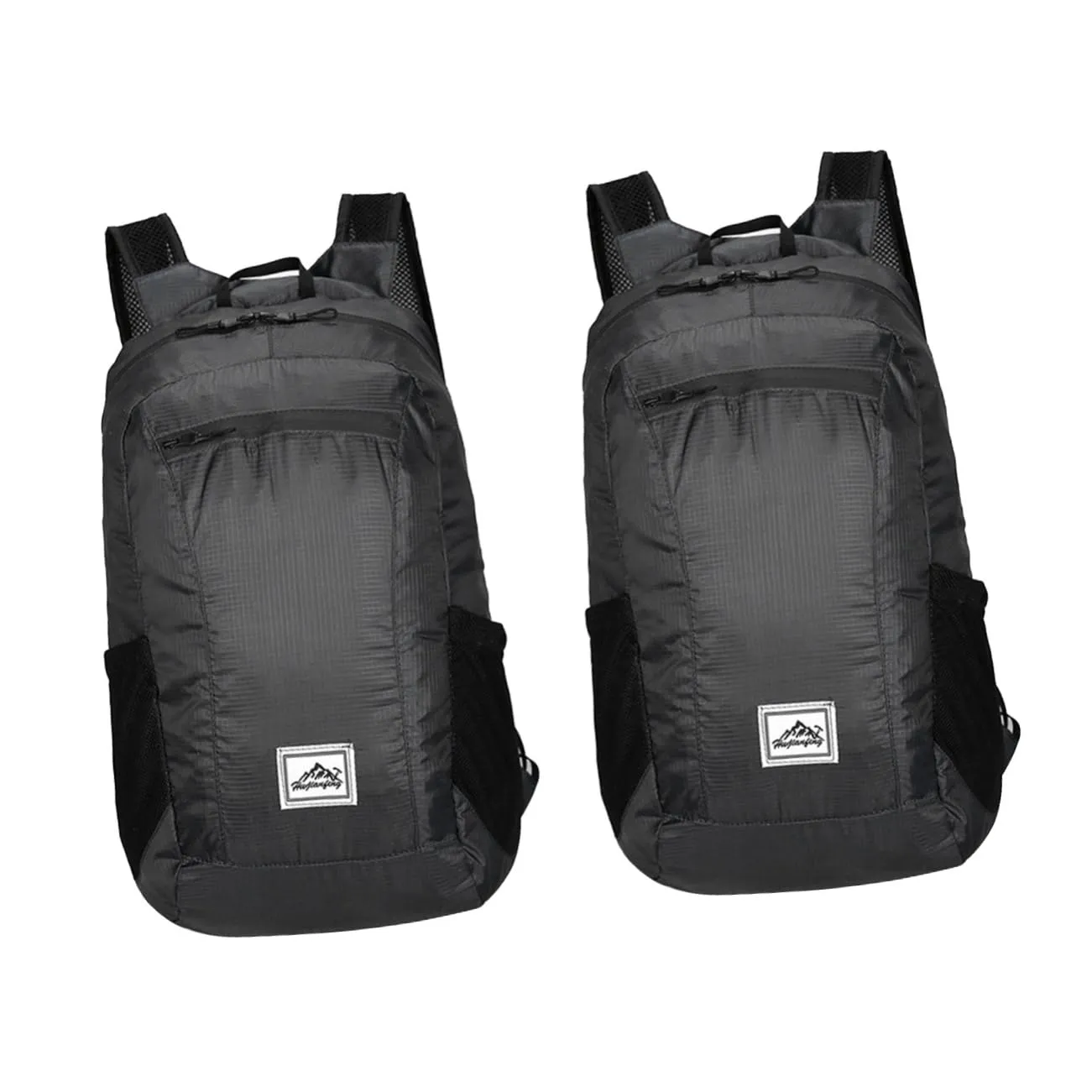 2pcs Waterproof Backpacks Water Resistant Backpack Sport Backpack Large Capacity Backpack Foldable Backpack Hiking Backpack Camping Backpack Southeast Asia Travel Folding Bag/658