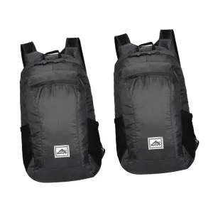 2pcs Waterproof Backpacks Water Resistant Backpack Sport Backpack Large Capacity Backpack Foldable Backpack Hiking Backpack Camping Backpack Southeast Asia Travel Folding Bag/658