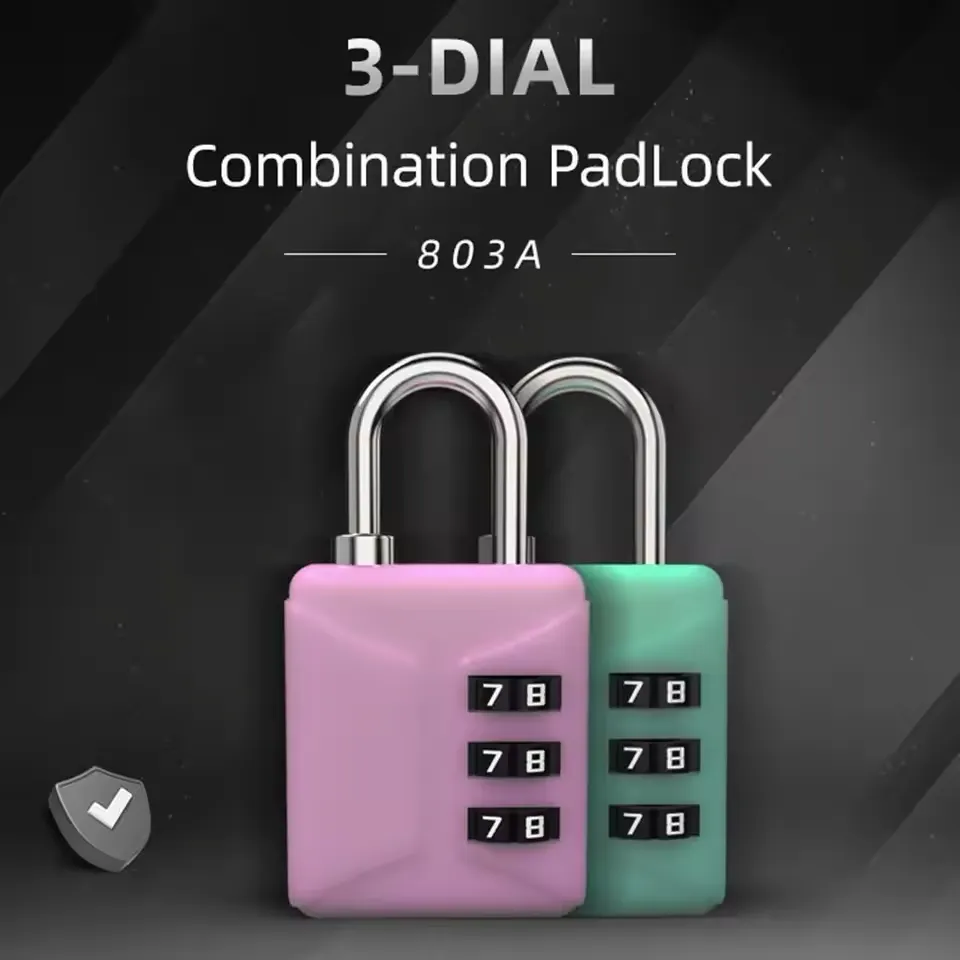 3-Digit Mini Password Padlock – Combination Lock for Student Lockers