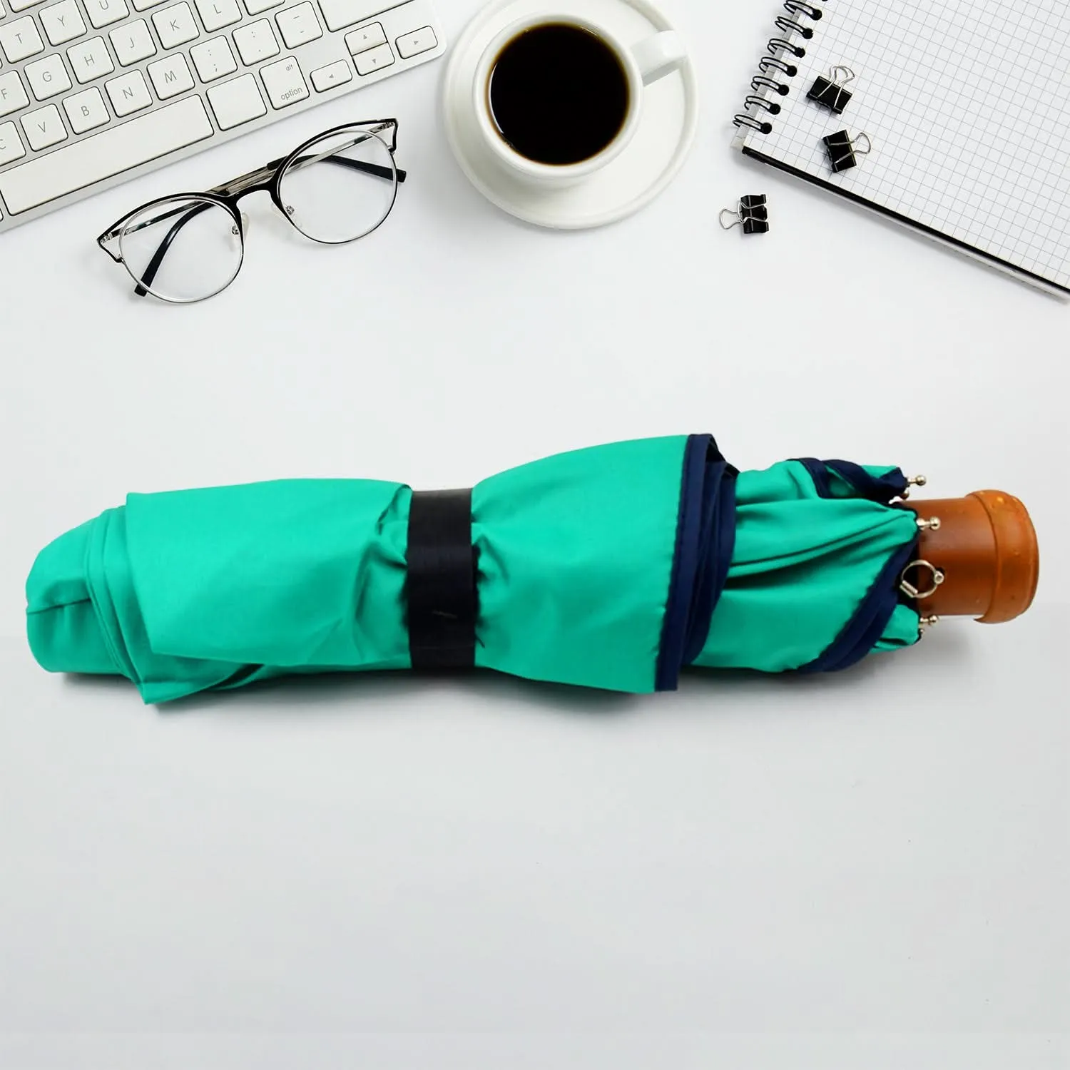 3-fold Sun  Rain Protective Foldable Umbrella (1 Pc)