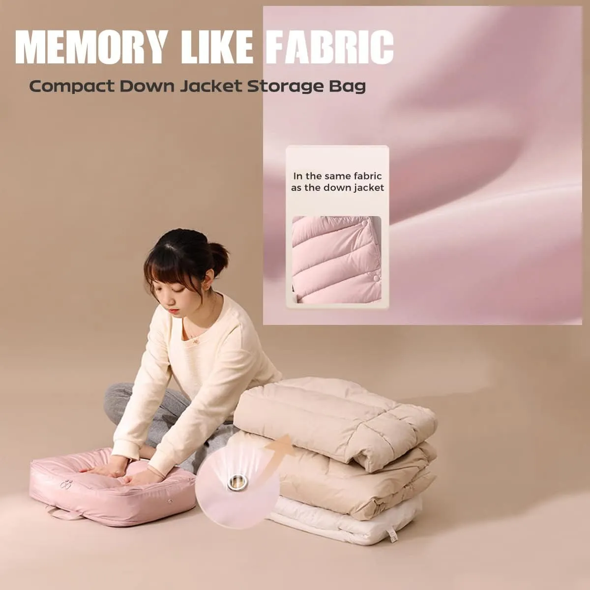 3 PCS Compression Packing Cubes for Suitcase Travel Luggage Organizer Bags Set Packing Organizers Compression Suitcase Bag Travel Essential Bag