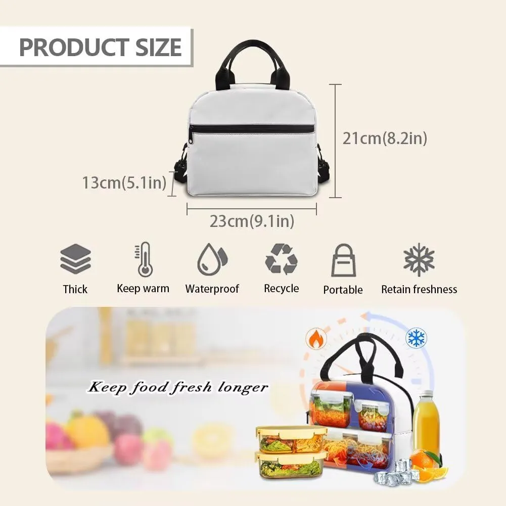 3 Piece Toddler Kindergarten Elementary American Flag Woft Print Backpack School Bookbag Set with Zipper Pockets Kids Lunch Tote Bag Handbags Pencil Case