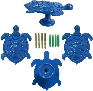 4 Pcs Turtle Coat Hook, Ocean Decorative Hooks, Beach Towel Rack for Hanging Coats, Handbags, Towels, Hat, Backpack Ocean Theme Wall Decor