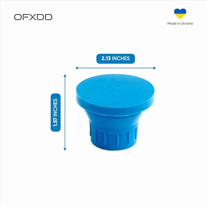 6 Pcs Bottle Top Waterers - Portable Dog Shower Outdoor - Bottle Cap Sprinkler - Bottle Shower Head for Road, Travel, Camping & Hiking, Plastic