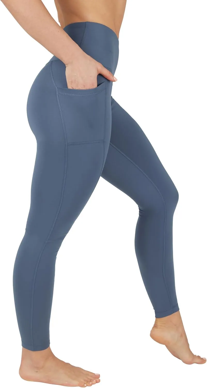 90 Degree By Reflex High Waist Fleece Lined Leggings with Side Pocket - Yoga Pants