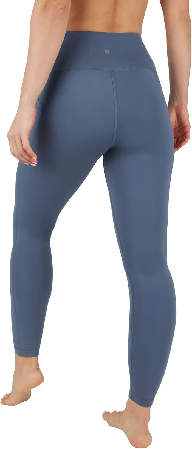 90 Degree By Reflex High Waist Fleece Lined Leggings with Side Pocket - Yoga Pants