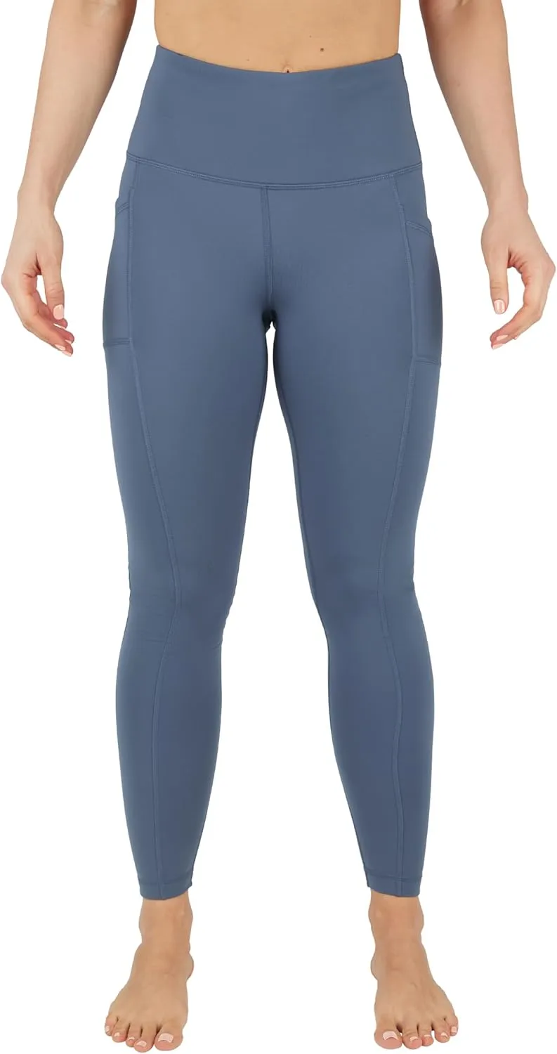 90 Degree By Reflex High Waist Fleece Lined Leggings with Side Pocket - Yoga Pants