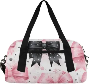 Abstract Bow Tie Gym Bag Chic Abstract Gym Bag Wet/Dry Bag With Extra Drawstring Backpack For Travelling To The Gym