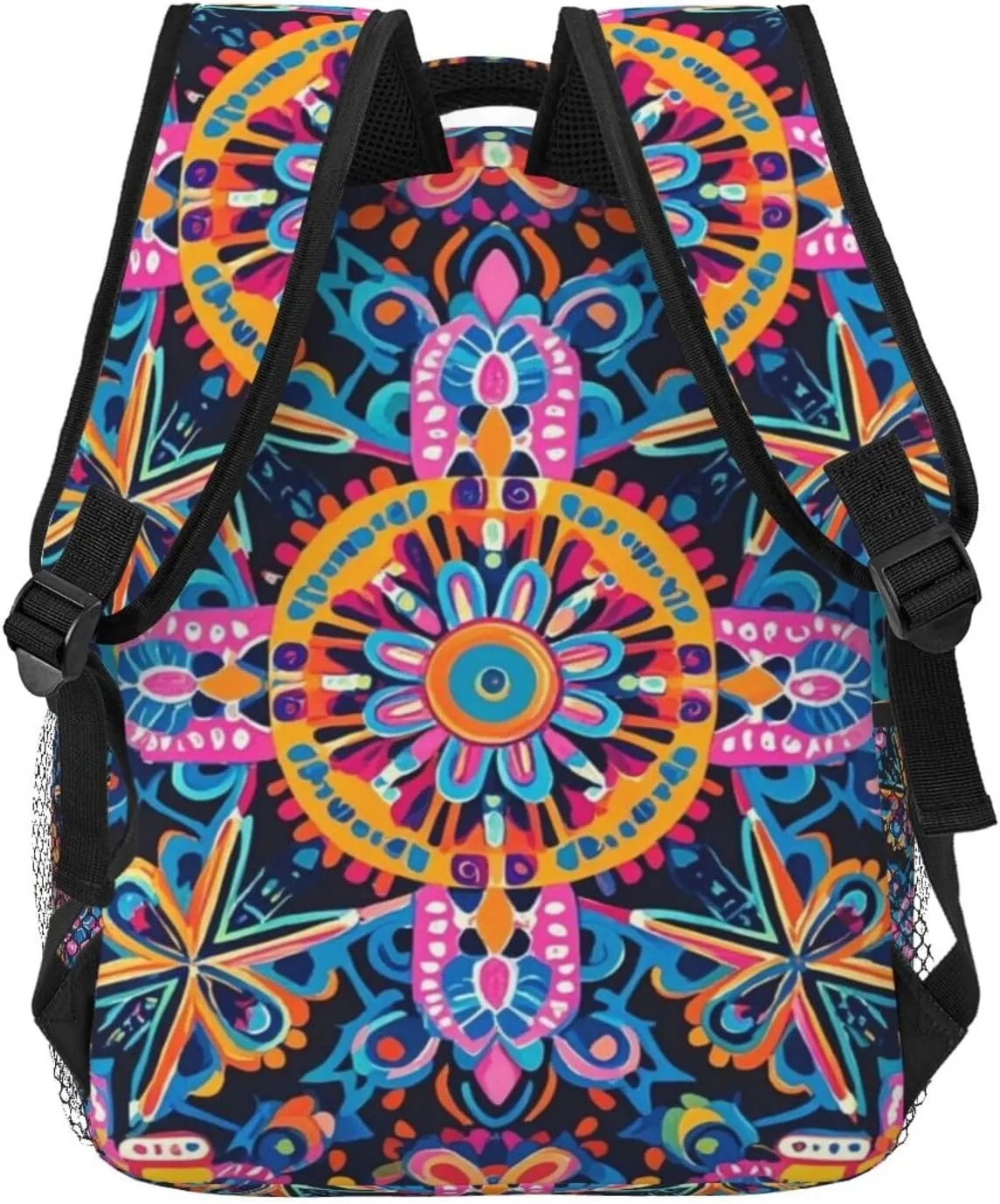 Abstract Ethnic Print Adult Backpacks 15 Inch Laptop Backpack Double Shoulder Bag for Work Travel Gifts