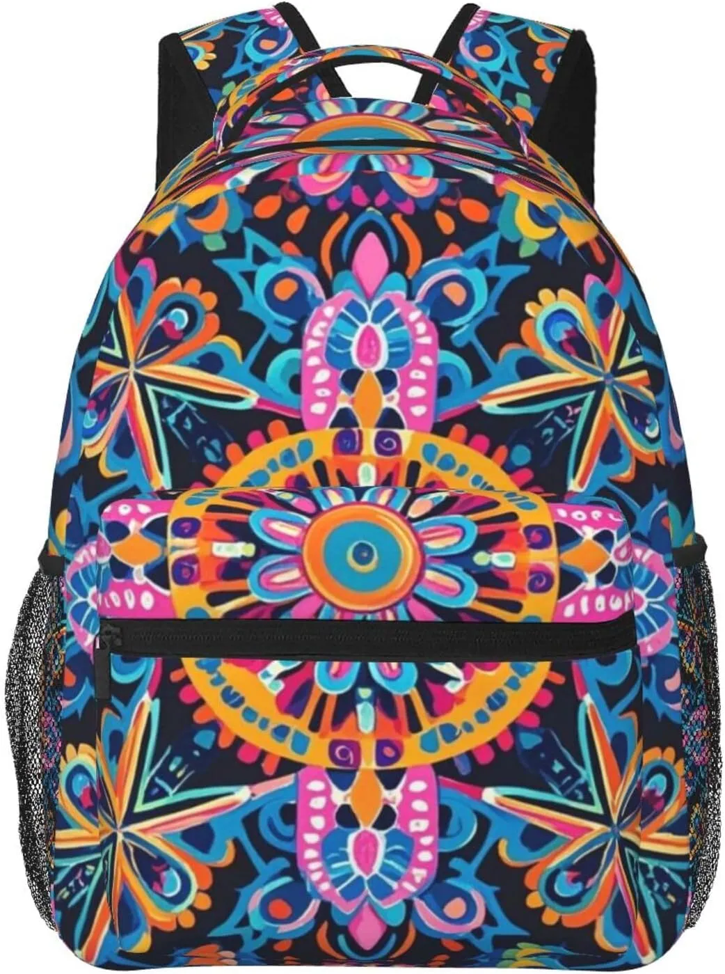 Abstract Ethnic Print Adult Backpacks 15 Inch Laptop Backpack Double Shoulder Bag for Work Travel Gifts