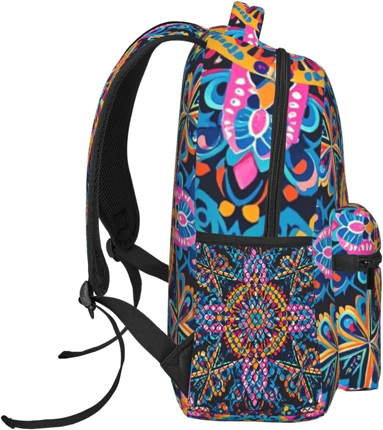 Abstract Ethnic Print Adult Backpacks 15 Inch Laptop Backpack Double Shoulder Bag for Work Travel Gifts