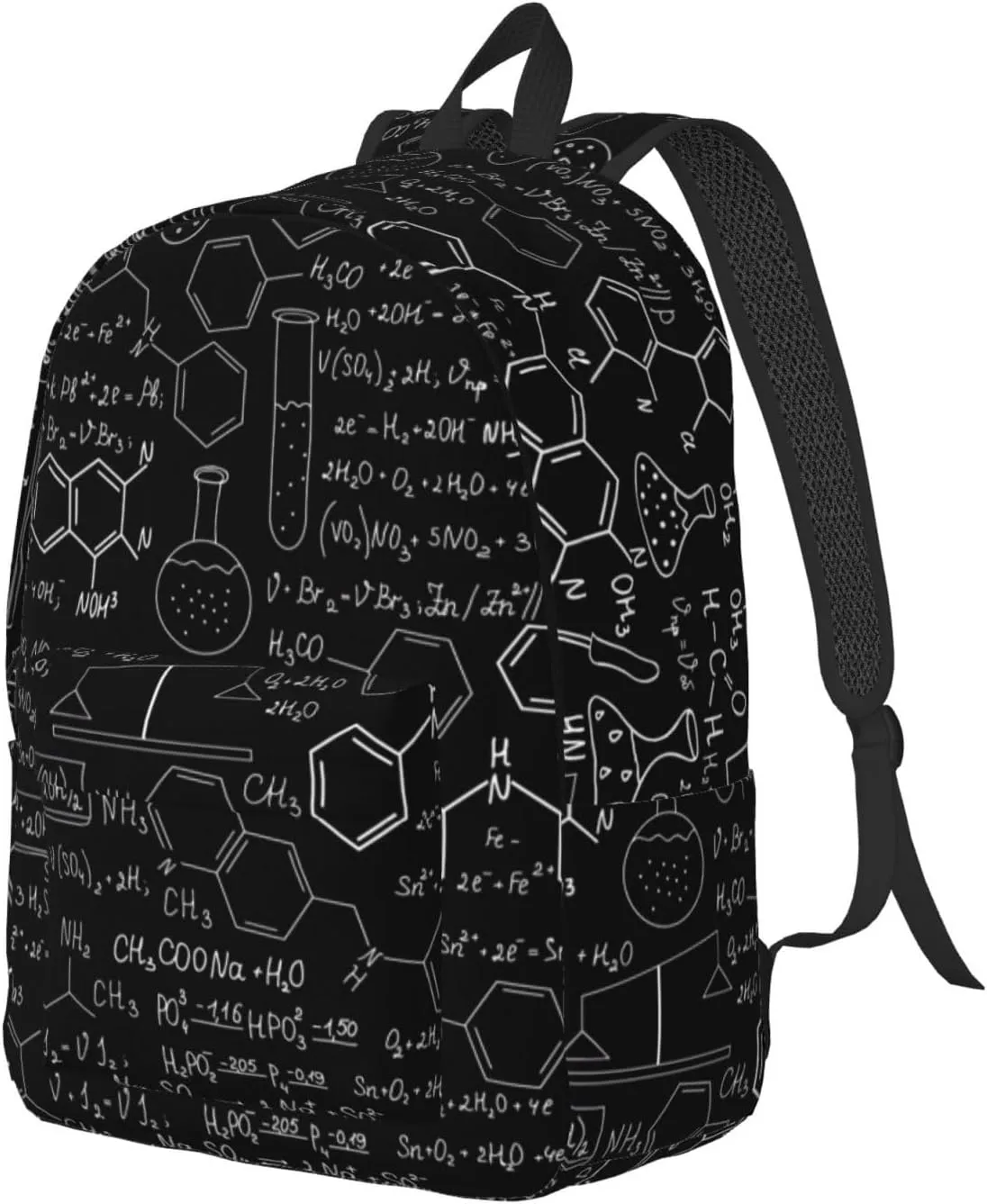 Abstract Science Chemistry Canvas Casual Lightweight Duffel Bag, Fashion Duffel Bag, Unisex Travel Backpack