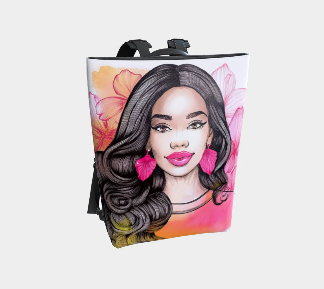 Adorable Angels Backpack Vegan Leather