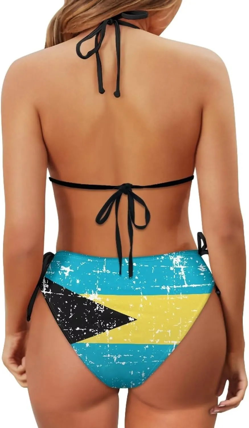 AFPANQZ Bikini Set for Womens High Cut Swimsuits Triangle Bikini Set Tank Top High Waisted Bathing Suits Bodysuit