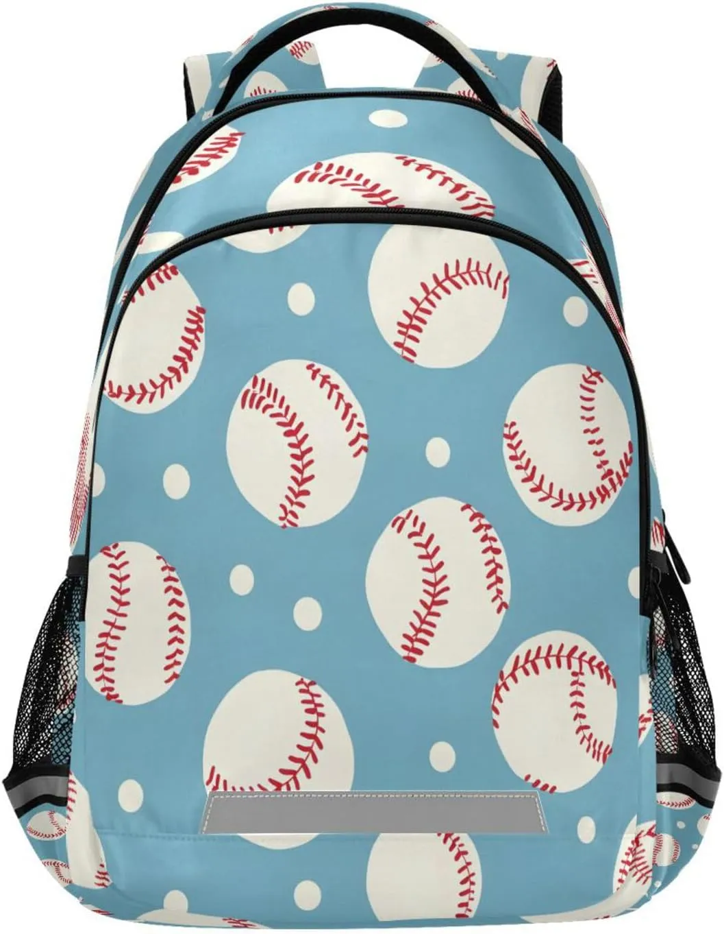 ALAZA Baseball Pattern Backpacks Travel Laptop Daypack School Book Bag for Men Women Teens Kids12