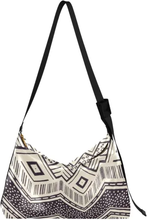 ALAZA Boho Ethnic Gypsy Mexican Folk Womens Tote Bag Leather Shoulder Bag For Women Men Large Hobo Cross Body Bags Handbag