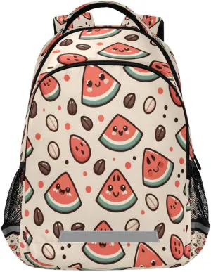 ALAZA Cute Watermelon Seeds Backpacks Travel Laptop Daypack School Book Bag for Men Women Teens Kids