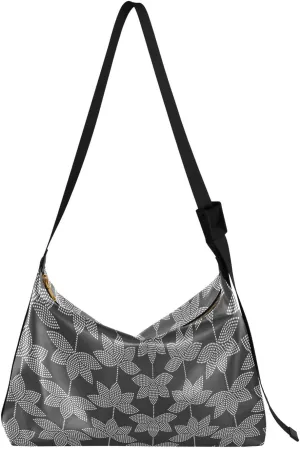 ALAZA Mosaic Lotus Flower Womens Tote Bag Leather Shoulder Bag For Women Men Large Hobo Cross Body Bags Handbag