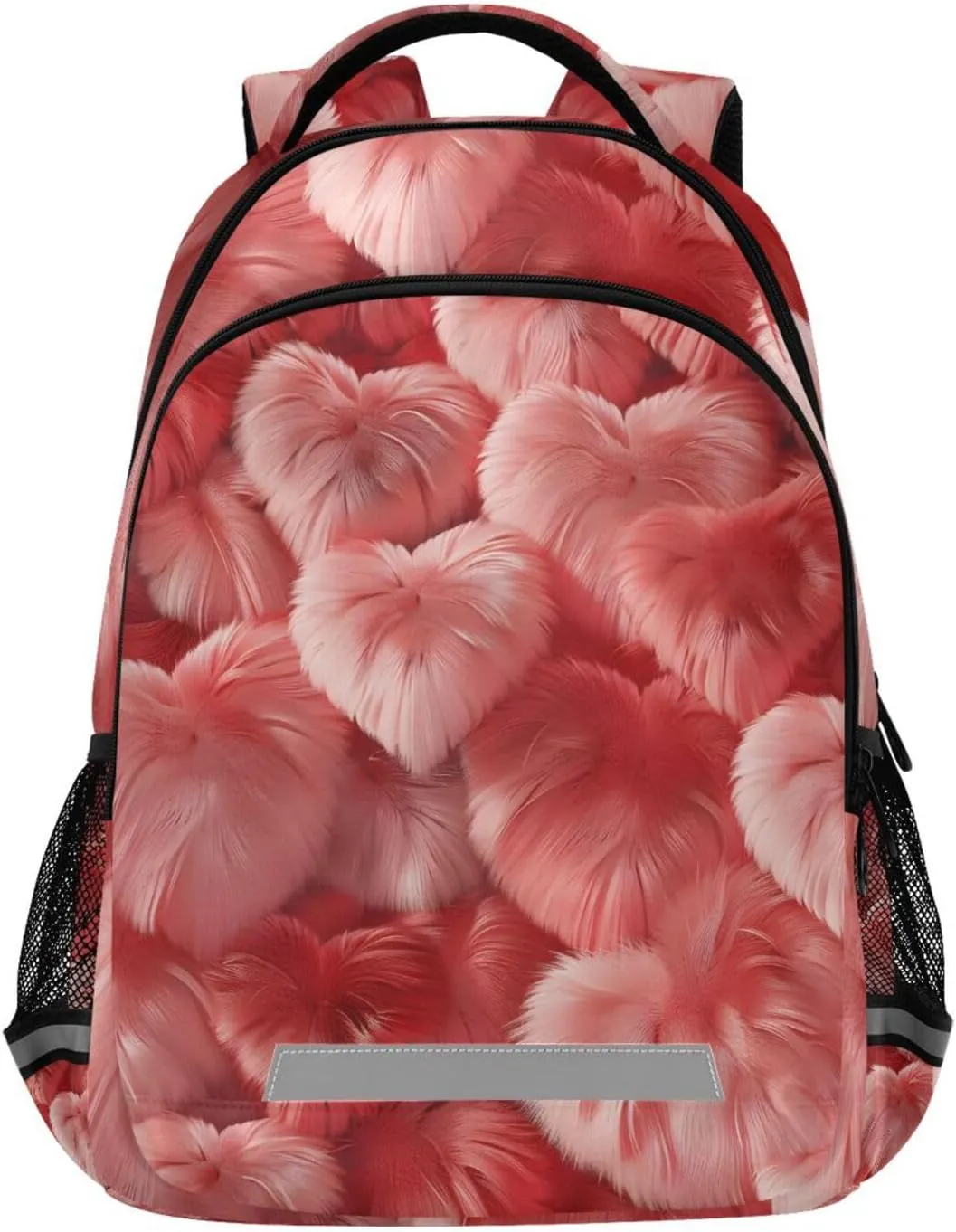ALAZA Red Colours Hearts Backpack Girls Kids Backpacks Boys School Bookbag 3rd 4th 5th Grade Casual Daypack Laptop Shoulder Bag
