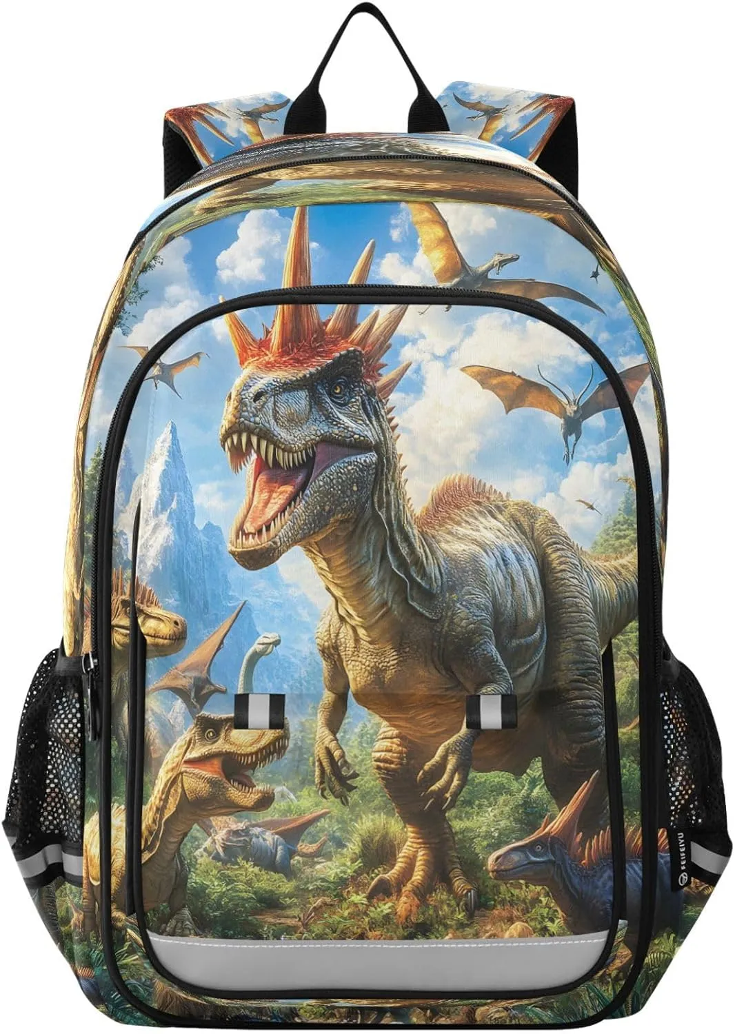 ALAZA Various Dinosaur School Backpacks Travel Laptop Bag Kids Bookbag for Girls Boys Teens Women Men