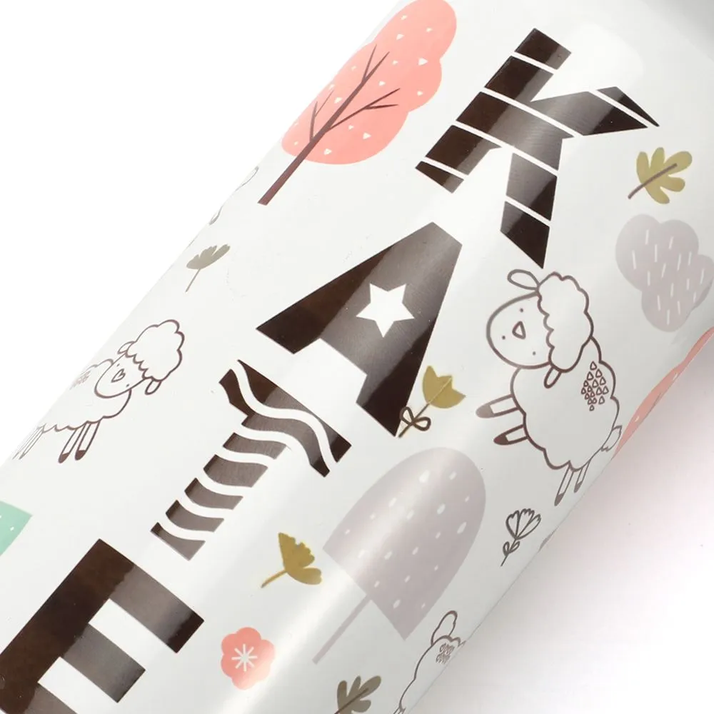 Aluminium Water Bottle 600ml White