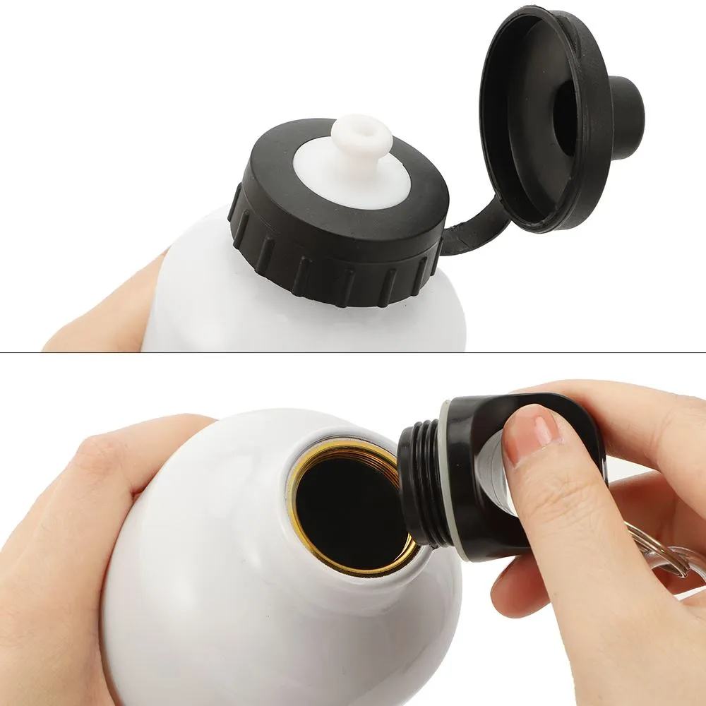 Aluminium Water Bottle 600ml White