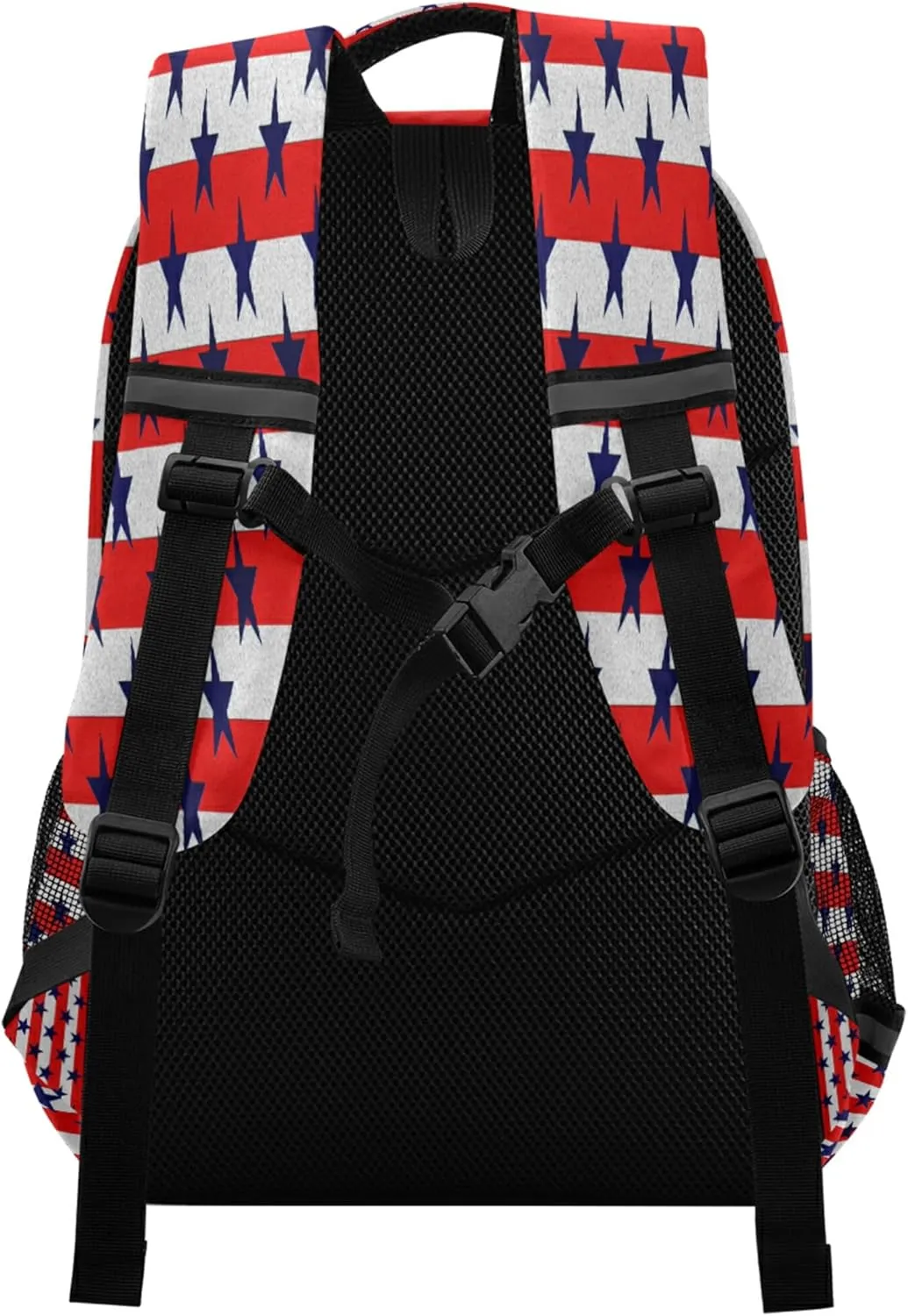 American President Day Abstract Flag Backpack for Girls Kids Boys School Bookbags,Student Laptop Backpack Carrying Bag Casual Lightweight Travel Sports Day Packs