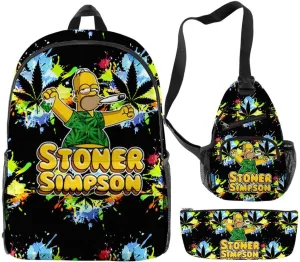 Anime Backpacks Casual Laptop Backpack Travel Bags for Men Women