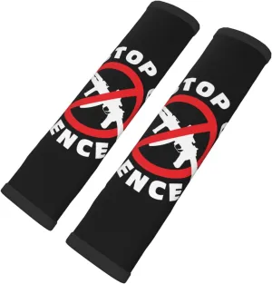 ARESU Political Gun Control Seat Belt Cover Seatbelt Shoulder Pad Universal Car Seat Belt Pads for Car/Bag, Black