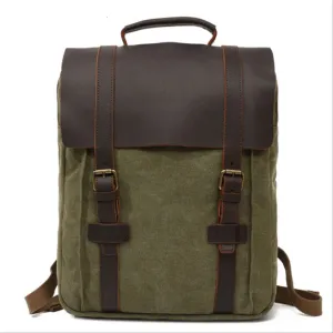 Arno-42 Waxed Waterproof Travel Rucksack by Wolph
