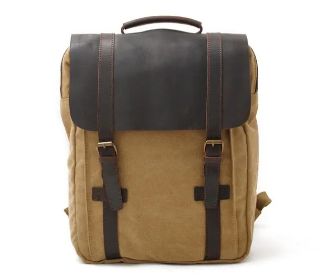 Arno-42 Waxed Waterproof Travel Rucksack by Wolph