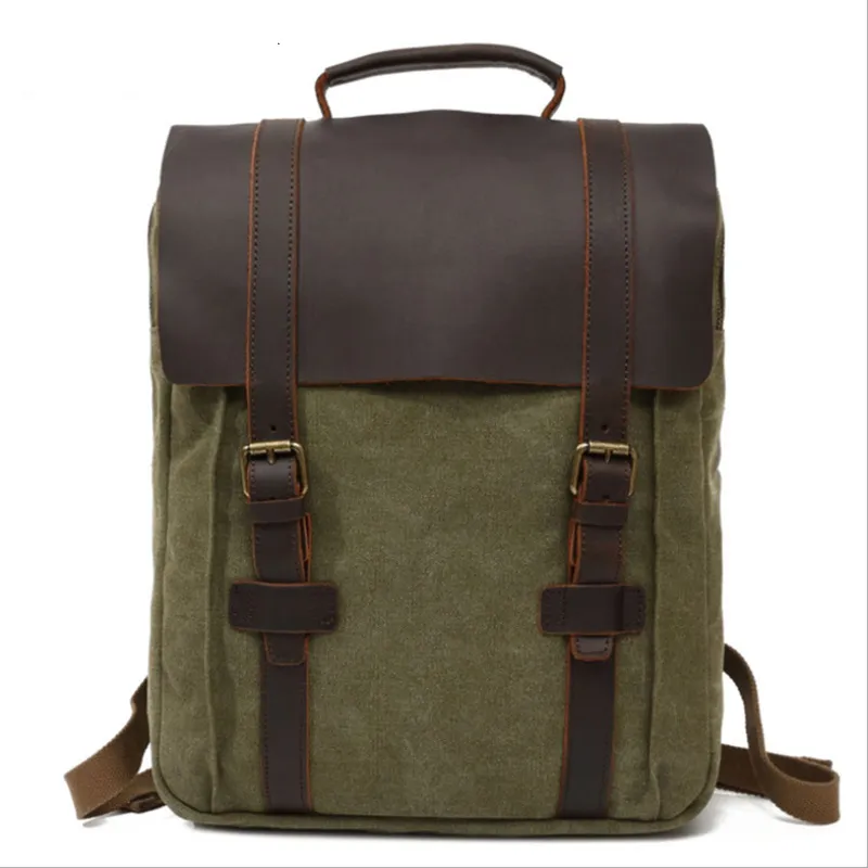 Arno-42 Waxed Waterproof Travel Rucksack by Wolph