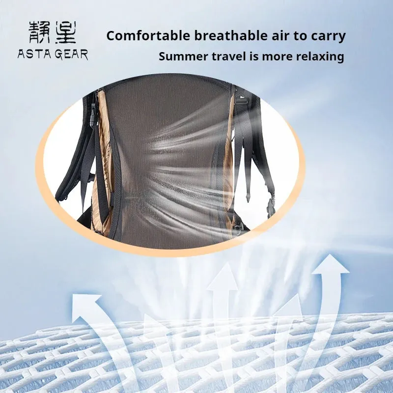 ASTA GEAR Ultralight Backpack Frame SHAN 28 10L OutDoor Camping Hiking Lightweight Trekking Rucksack Travel Backpacking