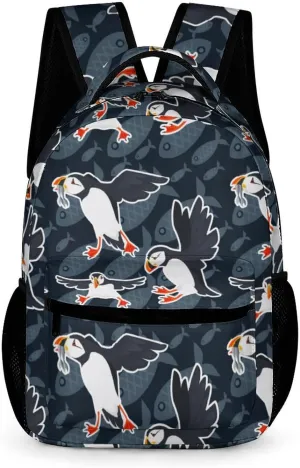 Atlantic Puff-in Travel Backpack Cute Daypack Laptops Back Pack Purse Computer Bag for Men Women