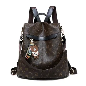 backpack backpack End-to-end encryption travel casual women women anti-theft casual large school bags waterproof capacity leather backpack Complete assortment fashion
