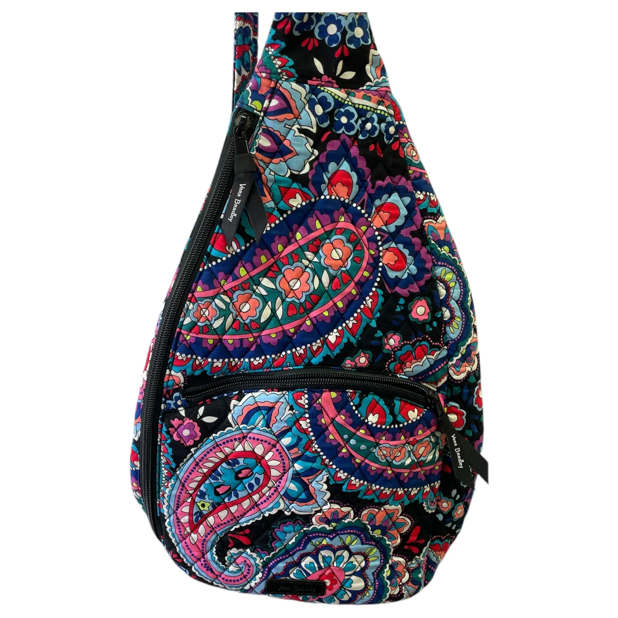 Backpack By Vera Bradley In Blue & Pink, Size:Medium