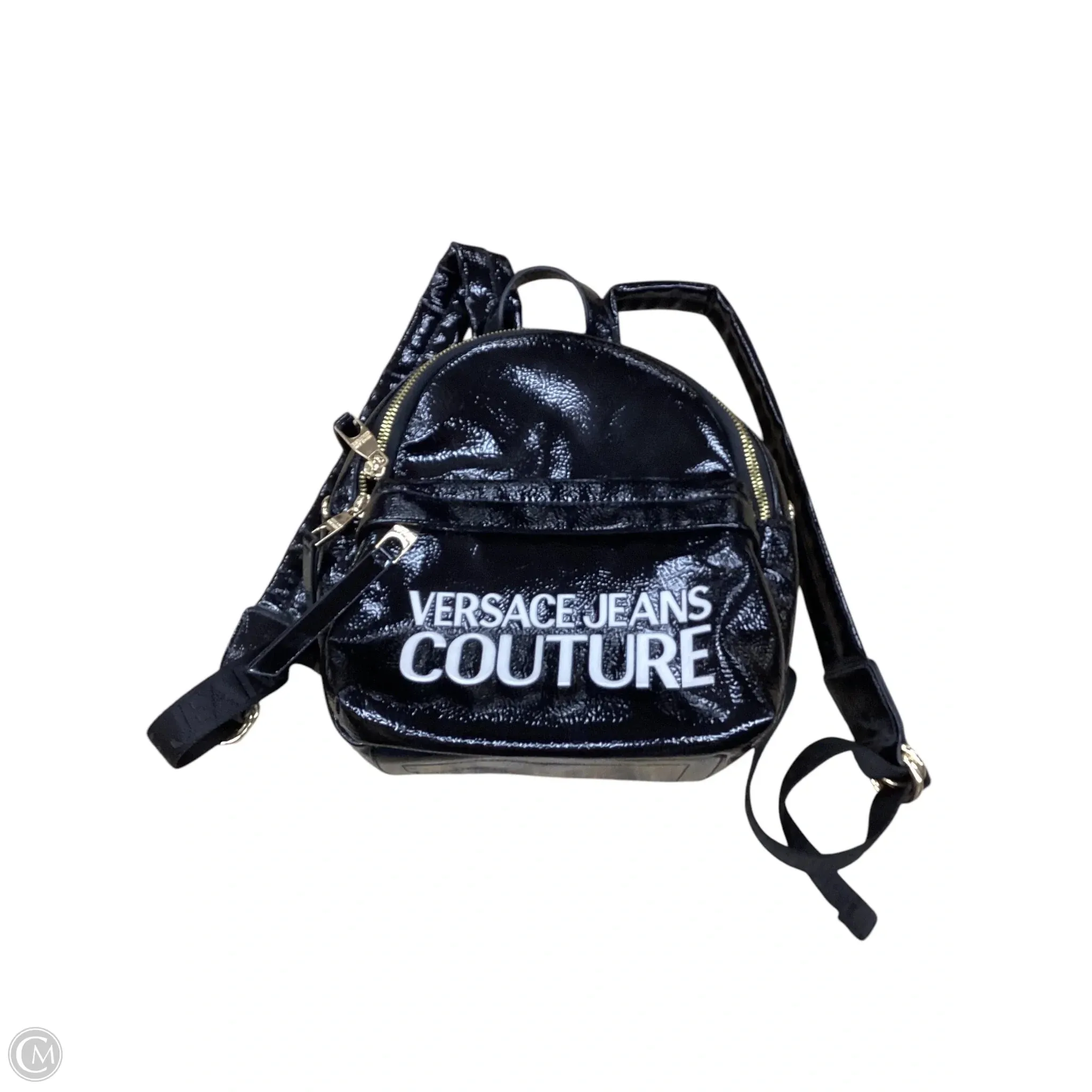 Backpack Luxury Designer By Versace, Size: Medium